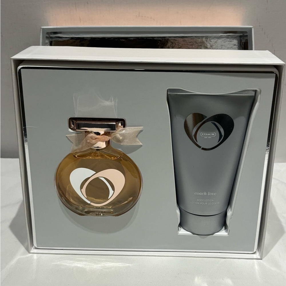 Coach Love Fragrance and Lotion Set in Gold and Silver - Picture 4 of 7